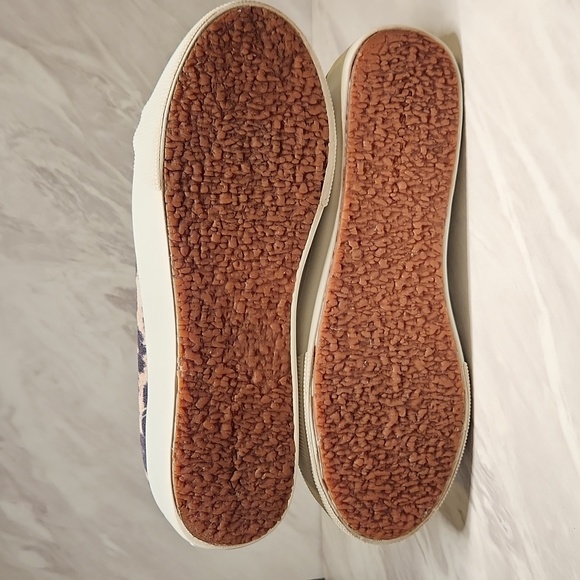 Superga Platform Velvet Cheetah Print Sneakers Women's sz 10 - Picture 6 of 10